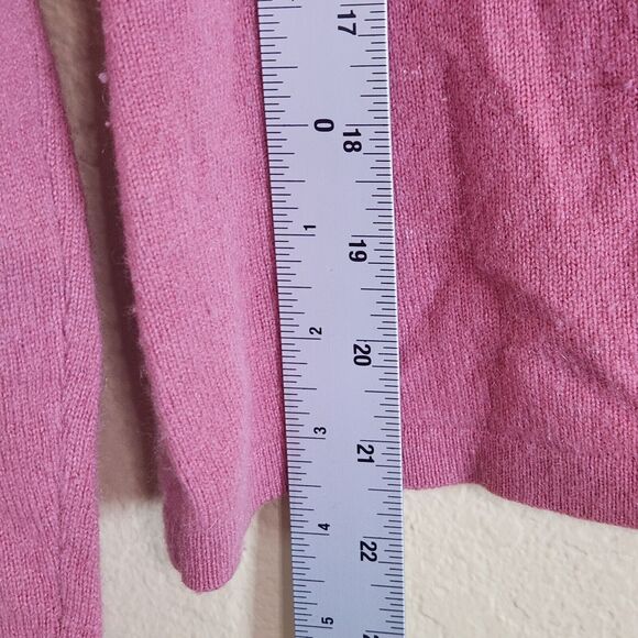 Ann Taylor  Cashmere Sweater Womens Size S Classiccore‎ Cozycore Preppy pink - Picture 4 of 5